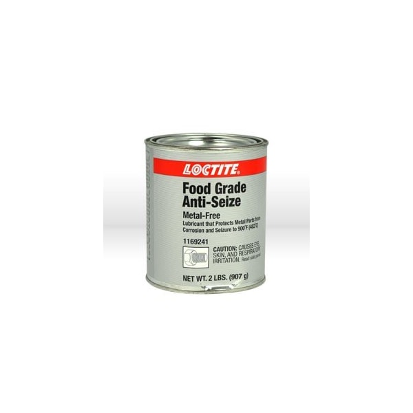 Loctite Food Grade LB 8014 Anti-Seize metal-free 2 lb. Net Wt. Can LOC1169241 - main